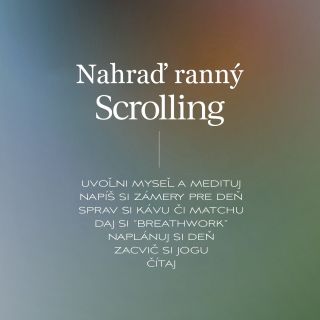 Začnite svoj deň so zámerom, nie rozptyľovaním. Vedeli ste, že pohľad na telefón hneď po prebudení môže reálne zvýšiť...